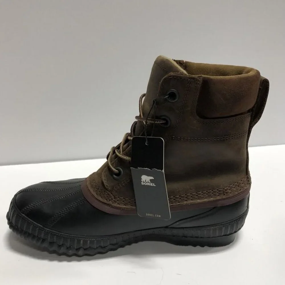 Sorel Men's Cheyanne II, Waterproof Winter Brown Boots, Size 8M.